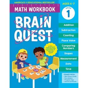 Brain Quest Math Workbook: 1st Grade -- Workman Publishing